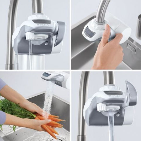 Brita On Tap New Faucet Water Filter Granular Activated Carbon / Hollow Fiber Membranes 1 μm