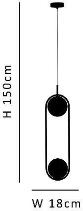Home Lighting Prato Висящо Осветително Тяло Златист с Цокъл G9 18см.