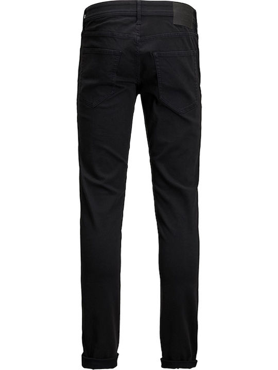 Jack & Jones Men's Elastic Trousers Slim Fit Black