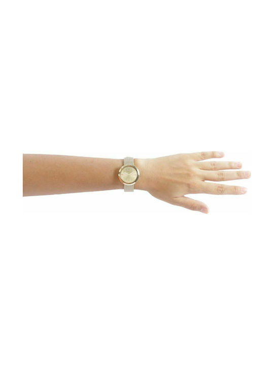 Furla Watch with Gold Metal Bracelet R4253103502