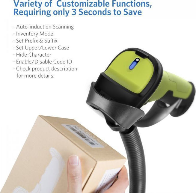 Inateck BCST60 Scanner Χειρός Ασύρματο με Δυνατότητα Ανάγνωσης 1D