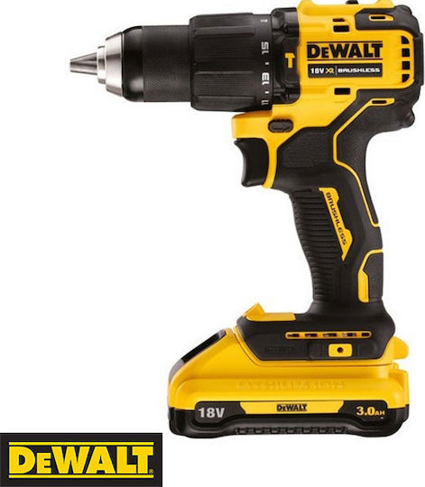 DEWALT DCD709L2T Percussive Brushless Battery Drill Driver 18V 2x3Ah
