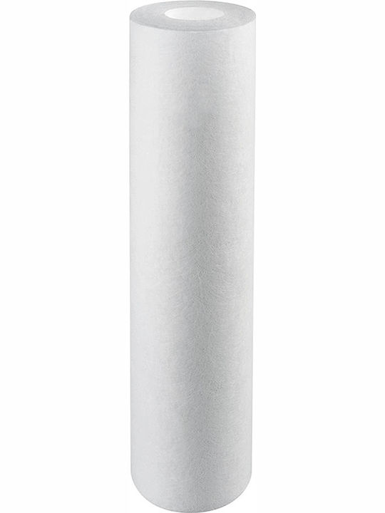 QWaterFilters Ανταλλακτικό Φίλτρο Νερού Άνω και Κάτω Πάγκου από Πολυπροπυλένιο 10" PP-10" 10 μm