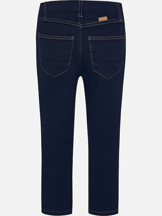 Mayoral Kids Denim Trousers Navy Blue