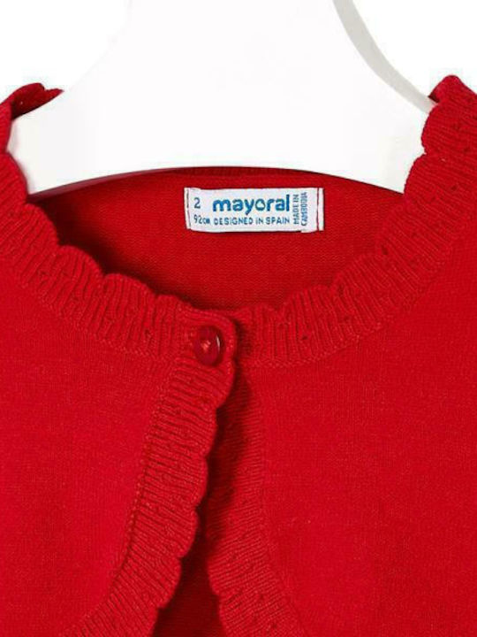 Mayoral Kids Bolero Jacket Red