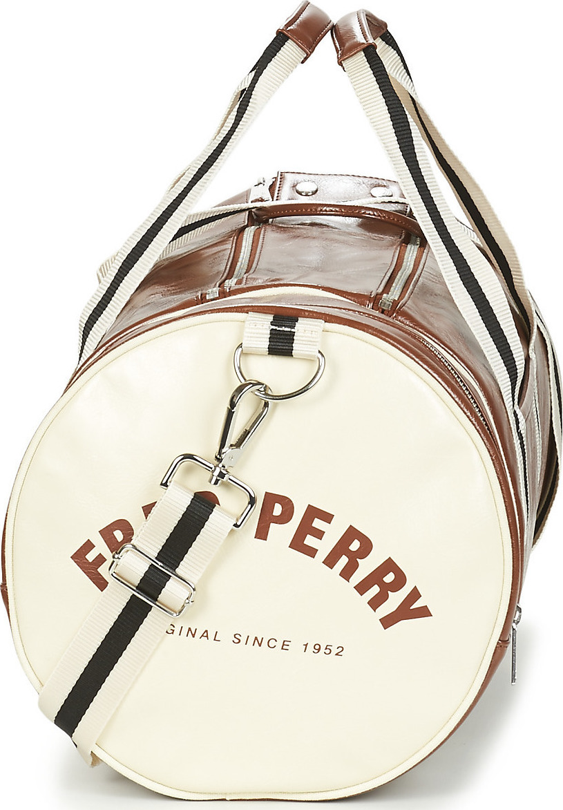 Fred Perry Classic Barrel Bag (Tan/Ecru) L7220-J89