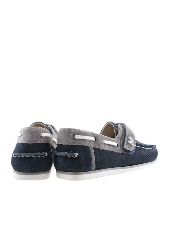 Anatomische Kinder-Mokassins Marineblau