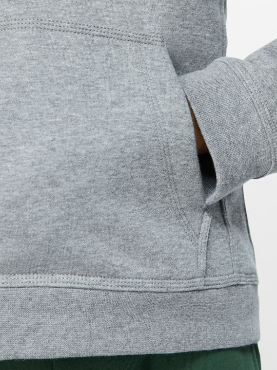 Fleece Kids Sweatshirt with Hood and Pockets Gray Sportswear Club