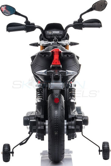 Παιδική Μηχανή Licensed Aprilia Dorsoduro 900 Ηλεκτροκίνητη 12 Volt Μαύρη για 8+ ετών