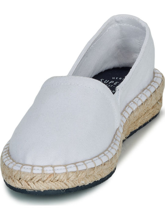 Classic Wedge Дамски Еспадрили в Бял Цвят