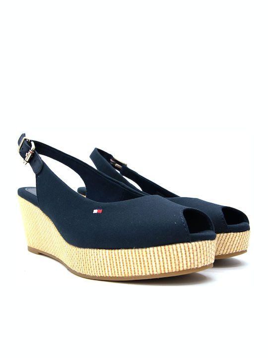 Iconic Elba Sling Летни Дамски Платформи Тъмносини