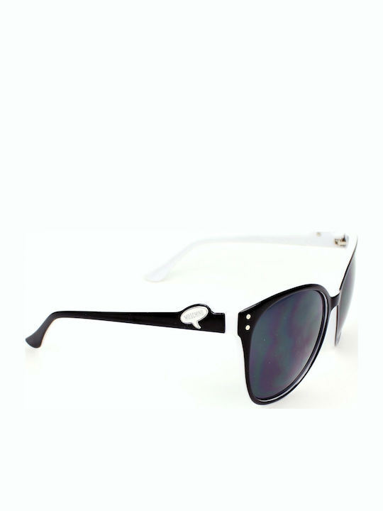 Moschino Women's Sunglasses with Black Plastic Frame MO681 01