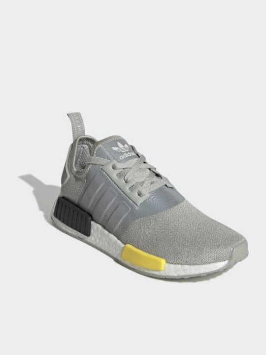 NMD_R1 Sneakers Metallgrau / Gelb / Core Schwarz