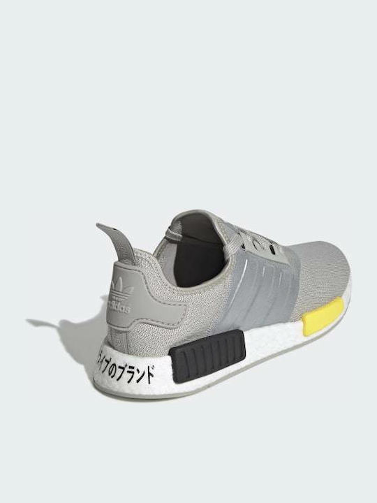 NMD_R1 Sneakers Metallgrau / Gelb / Core Schwarz