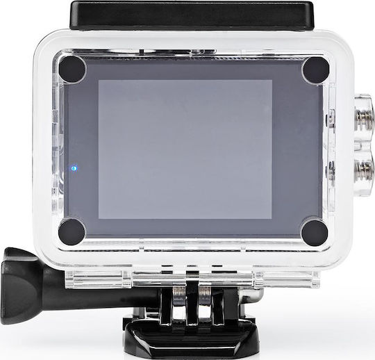 Nedis ACAM41BK Action Camera 4K Ultra HD Underwater (with Case) with Screen 2" and Wi-Fi Black