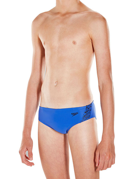 Speedo Παιδικό Μαγιό Σλιπ Μπλε