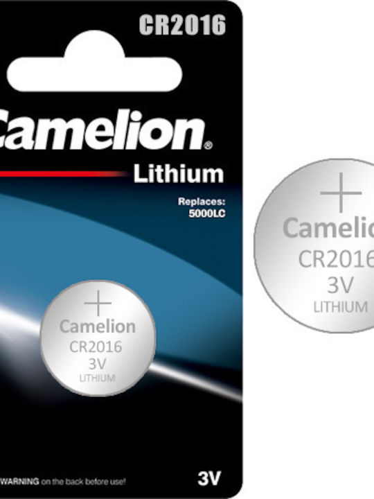 Camelion Μπαταρία Λιθίου Ρολογιών CR2016 3V 1τμχ
