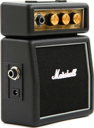 Marshall MS-2 Mini Ενισχυτής Ηλεκτρικής Κιθάρας 1 x 2" 1W Μαύρος