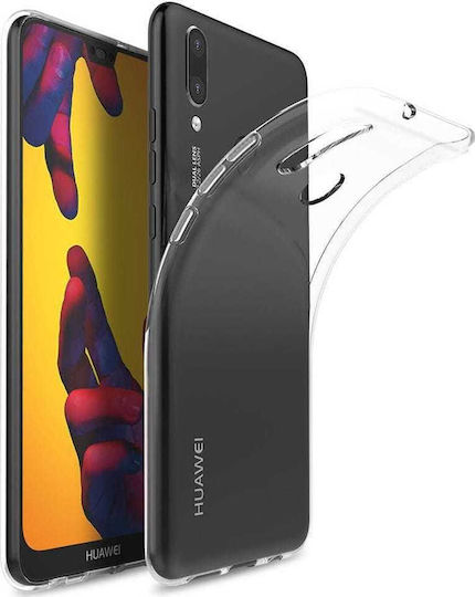 Back Cover Σιλικόνης 1mm Διάφανο (Huawei P20 Lite)