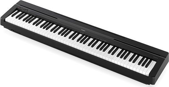 Yamaha Електрически Етап Пиано P-45 с 88 Претеглени Клавиши Вградени говорители и Свързване със Слушалки и Компютър Черно