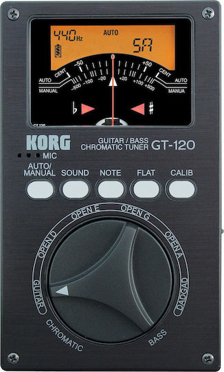 Korg Chromatic Tuner GT-120 in Black Color