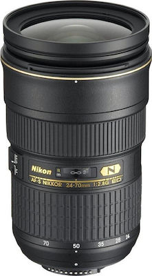 Nikon Full Frame Φωτογραφικός Φακός AF-S Nikkor 24-70mm f/2.8G ED Standard Zoom για Nikon F Mount Black