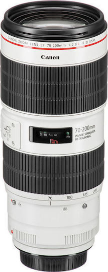 Canon Full Frame Camera Lens 70-200mm f/2.8L IS III USM Tele Zoom for Canon EF Mount White