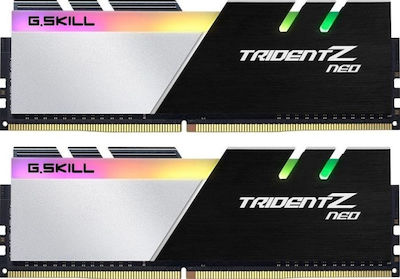 G.Skill Trident Z Neo 16GB DDR4 RAM with 2 Modules (2x8GB) and 3200 Speed for Desktop