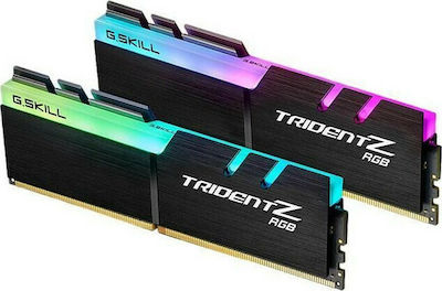 G.Skill Trident Z RGB 32GB DDR4 RAM με 2 Modules (2x16GB) και Ταχύτητα 3200 για Desktop