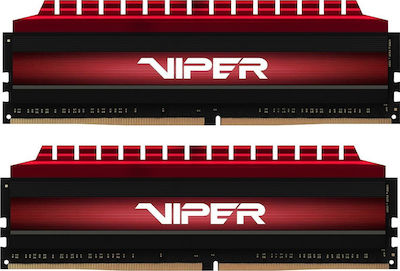 Patriot Viper 4 Series 16GB DDR4 RAM με 2 Modules (2x8GB) και Ταχύτητα 3000 για Desktop