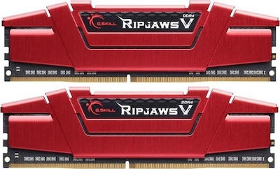 G.Skill Ripjaws V 8GB DDR4 RAM with 2 Modules (2x4GB) and 2400 Speed for Desktop