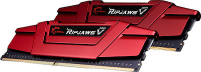 G.Skill Ripjaws V 8GB DDR4 RAM με 2 Modules (2x4GB) και Ταχύτητα 2800 για Desktop