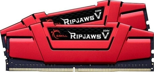 G.Skill Ripjaws V 16GB DDR4 RAM with 2 Modules (2x8GB) and 2400 Speed for Desktop