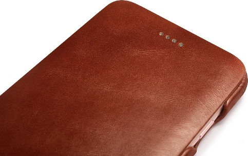 iCarer Vintage Curved Edge Book Piele artificială Maro (iPhone 6/6s Plus)