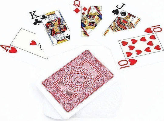 Modiano Texas Poker 2 Jumbo Playing Cards Plastic for Poker Red