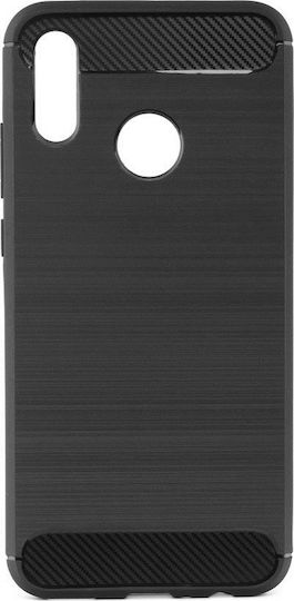 Hurtel Back Cover Σιλικόνης Μαύρο (Huawei P30 Lite)