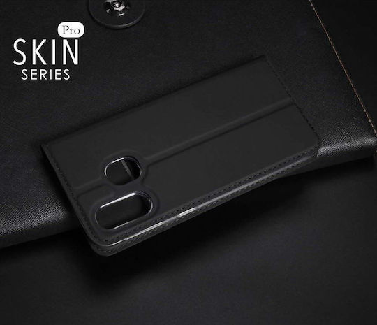 Dux Ducis Skin Pro Книга Изкуствена кожа Черен (Galaxy A40)