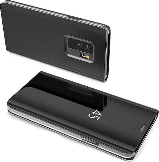 Hurtel Clear View Book Plastic Black (Galaxy S10+)