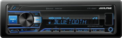 Alpine Ηχοσύστημα Αυτοκινήτου Universal 1DIN (Bluetooth/USB/AUX) με Αποσπώμενη Πρόσοψη