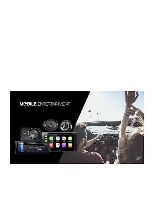 JVC Sistem Audio Auto 2DIN (Bluetooth/USB/AUX/WiFi/GPS/Apple-Carplay/Android-Auto) cu Ecran Tactil 6.8"