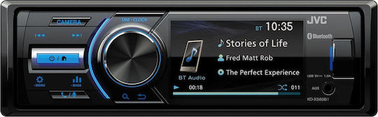 JVC Ραδιόφωνο Αυτοκινήτου 1 DIN (Bluetooth/USB)