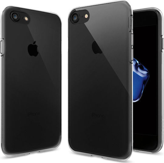 Spigen Liquid Crystal Umschlag Rückseite Silikon Transparent (iPhone 7 / 8 / SE 2020 / SE 2022)