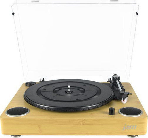 Jam HX-TTP200 Πικάπ με Belt Drive, Προενίσχυση και Ενσωματωμένα Ηχεία Μπεζ