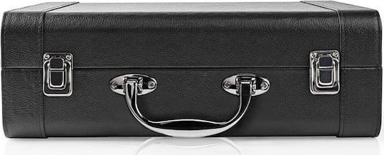 Nedis TURN210BK Suitcase Turntables with Preamp and Built-in Speakers Black