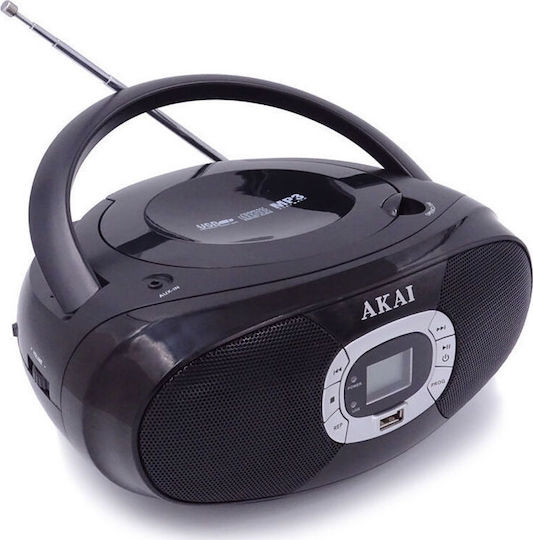 Akai Proffesional Φορητό Ηχοσύστημα με CD / USB / Ραδιόφωνο Μαύρο