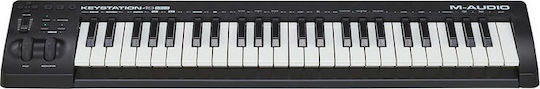 M-Audio Midi Keyboard Keystation MK3 with 49 Keys Black