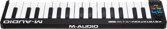 M-Audio Midi Keyboard Keystation Mini 32 MK3 with 32 Keyboard Black