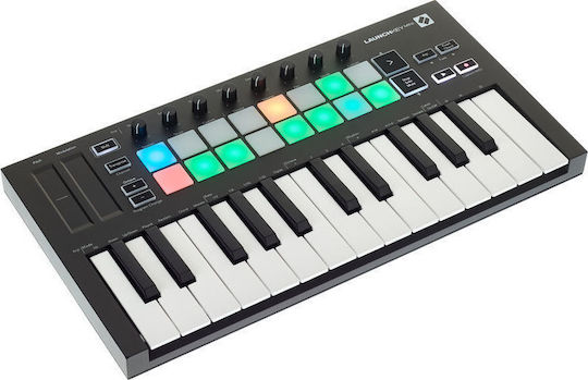 Novation Midi Keyboard Launchkey Mini MK3 with 25 Keyboard Black