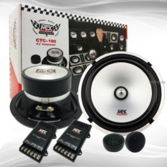 MTX Σετ Ηχεία Αυτοκινήτου Διαιρούμενα 6.5" με 75W RMS (2 Δρόμων)