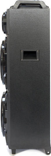 Akai Proffesional Karaoke Speaker with Wireless Microphone and Lighting Effects ABTS-T1203 Black